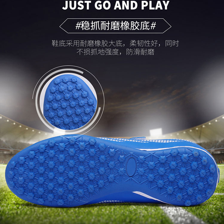 China OEM  ODM Service  Microfiber Leather Waterproof Outdoor Turf Soccer Shoes For Boys Girls